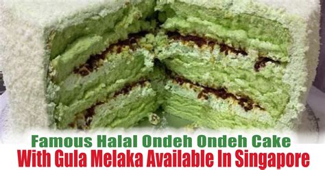 Gula melaka or malacca sugar also known in english as palm sugar originated in the state of malacca (or melaka in malay) in malaysia. Famous Halal Ondeh Ondeh Cake With Gula Melaka Available ...