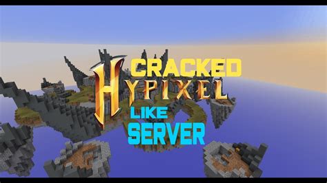 Minecraft Skywars Cracked Hypixel Like Server Youtube