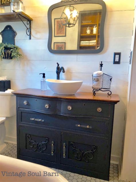 So, what made painting the vanity so easy, you ask? Upcycled Bathroom Vanity | General Finishes Design Center