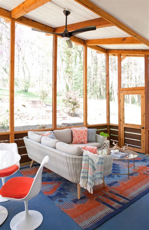 Outdoor living front porch 453 lanai 7 rear porch 246 screened porch 24 stacked porch 6 sunroom 6 wrap around porch 20 cabana 0. 17 Stunning Mid-Century Modern Porch Designs Perfect For ...