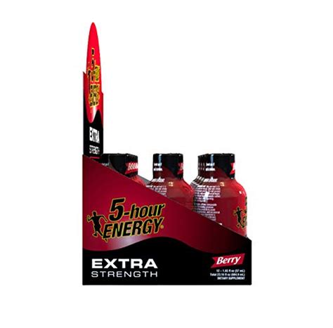 Extra Strength 5 Hour Energy Shots Berry Flavor 24 Count Pricepulse