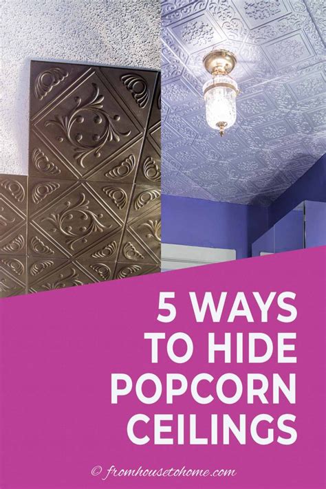 How To Cover A Popcorn Ceiling Without Removing It