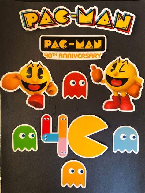 Pac Man 40th Anniversary Collection Stickers Etsy