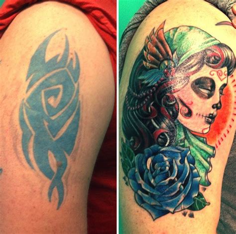 Cover up tattoos scorpion thigh black ideas tattoos cover up scorpio black people thoughts. Creative Tattoo Cover Ups That Show Even The Worst Tattoos ...