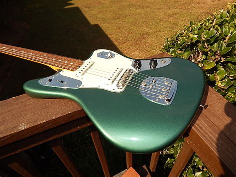 Fender Jaguar Johnny Marr Sherwood Green Rare Only Reverb Australia