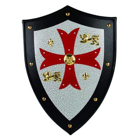 Knights Templar Royal Metal Crusader Shield In Los Angeles Store