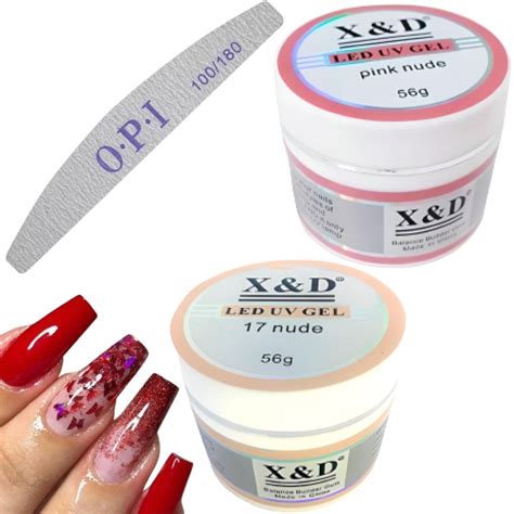 Kit 2 Gel Xed Para Alongamento De Unhas 56g Manicure Unha Shopee Brasil