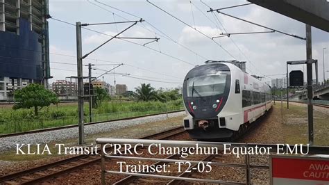 This is the fastest public transportation route you can choose. Trip Report - ERL KLIA Transit CRRC Changchun Equator ...