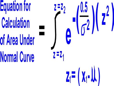 In this case our interval would be two points of time, and our area would be the distance travelled. Equation for the Normal Curve page 2