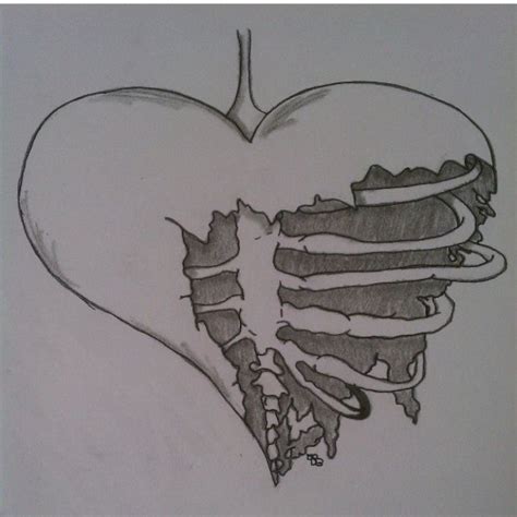 Broken Heart Images Pencil Drawing Garotas Decristos2