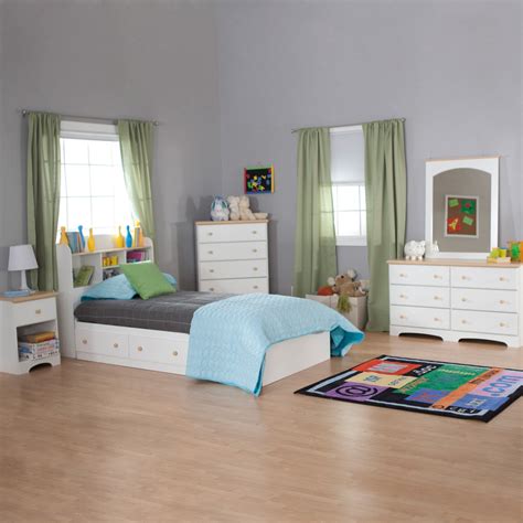 South Shore Summertime Twin Bed And Headboard Set 39 White And