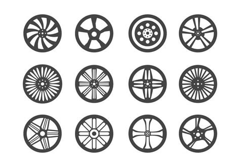 Alloy Wheels Vector Vector Art Alloy Wheel Vector