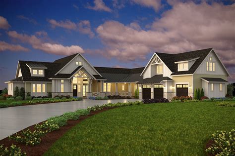 Spacious New American House Plan With Loads Of Outdoor Living Space