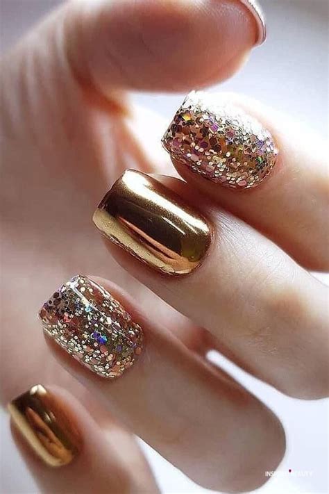 21 Gold Nail Designs For Elegance And Inspiration Inspired Beauty