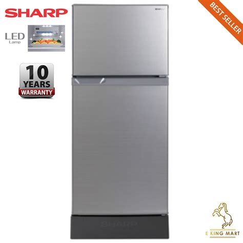 Sharp Inverter 2 Door Fridge Refrigerator W Led Lamp Sj189 No Frost