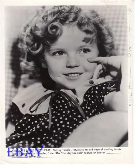 Shirley Temple In Dimples Rare Photo £3682 Picclick Uk