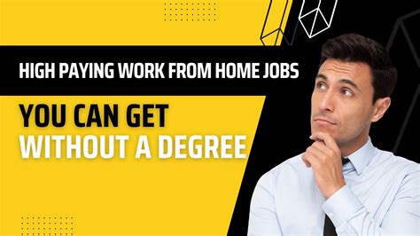High Paying Work From Home Jobs You Can Get Without a Degree - 21