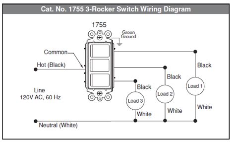 I'm switching all the toggle switches with rocker switches and was going to replace the fan switch with a combination rocker switch. electrical - How to wire multi-control rocker switch - Home Improvement Stack Exchange