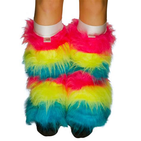 Uv Reactive Rainbow Leg Warmers Be A Part Of The Rave Nation Rave
