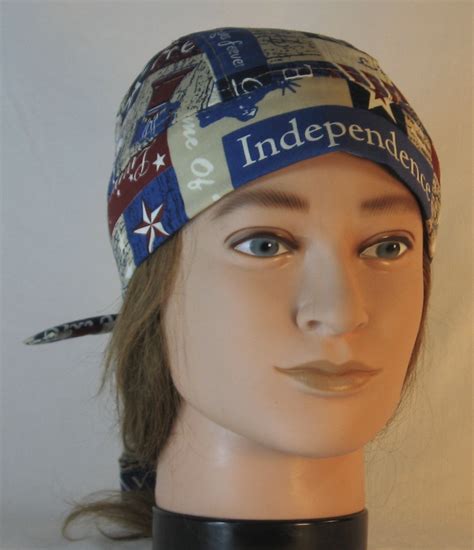 Do Rag In Freedom Liberty Red White Blue Words Front Creative Headwear