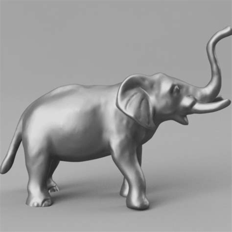 Download Stl File Elephant 3d Printing Object ・ Cults