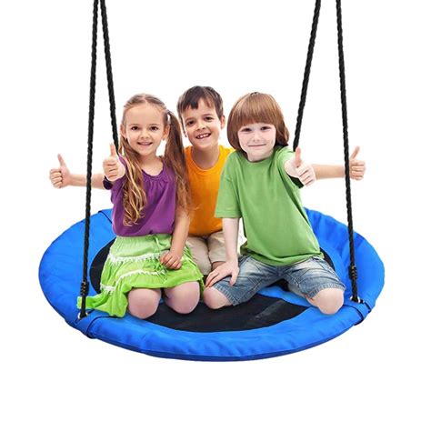 Buy Wisfor Flying Saucer Tree Swing 40 Round Rotate Tree Nest Swing