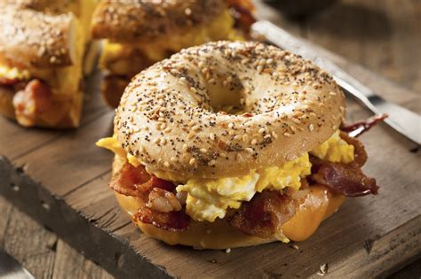Egg Bacon And Cheese Breakfast Bagel Westminster Cheese