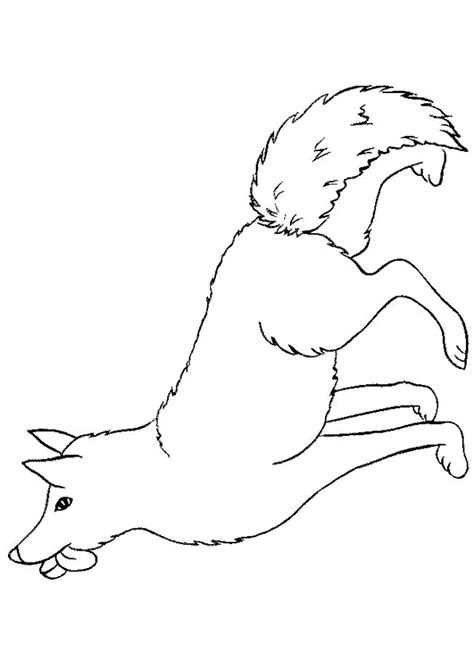Dessin à colorier d'une tête de loup : Coloriage loup faim sur Hugolescargot.com