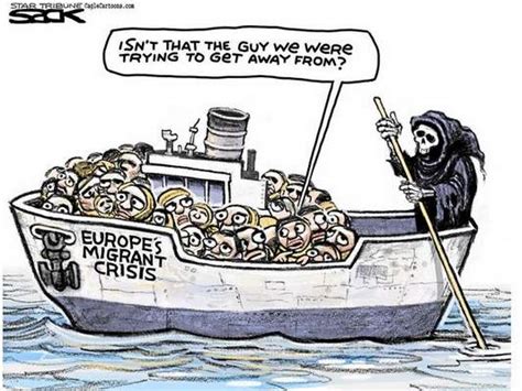Steve Sack Editorial Cartoon Day Europe Migrants Crisis Steve Sack