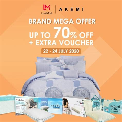 Grab the massive benefits now. Akemi Brand Mega Offer Sale Up To 70% OFF + Extra Voucher ...