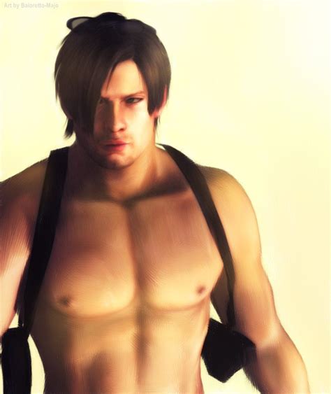 leon extra costume shirtless drawing leon s kennedy shirtless