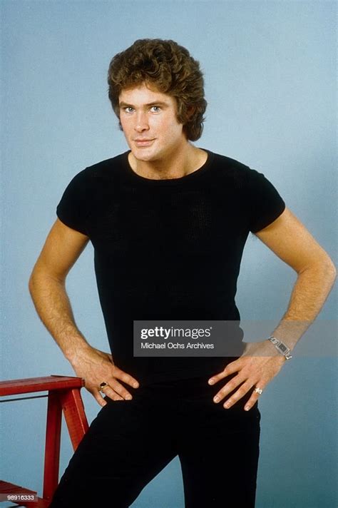 Actor And Singer David Hasselhoff Poses For A Portrait On January 11