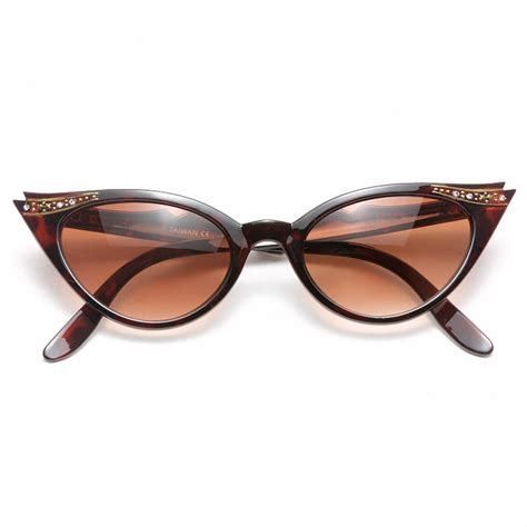 lady gaga style rhinestone cat eye celebrity sunglasses cosmiceyewear