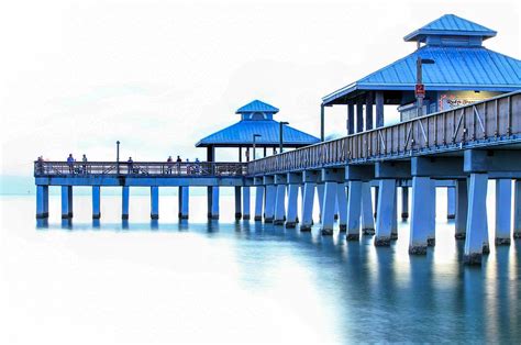 Ft Myers Beach Pier Photograph By Dennis Gilmore