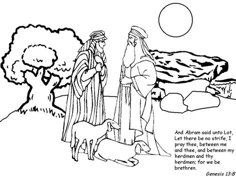 He was born in a place called ur, around 4000 years ago. Abraham coloring page | Abraham and lot, Bible coloring ...