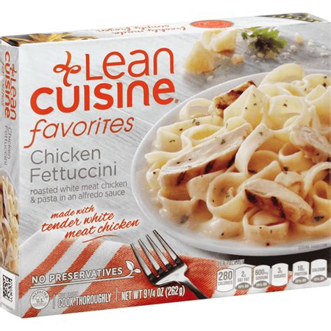 Here we discuss lean cuisine nutritional information of 10 select products. Lean Cuisine Favorites Chicken Fettuccini | Chicken ...