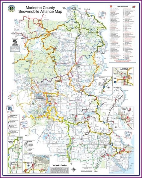 Quebec Snowmobile Trail Maps Map Resume Examples