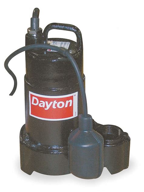 Dayton 4hu73 Effluent Pump 12 Hp 120vac Intermittent Duty Cycle