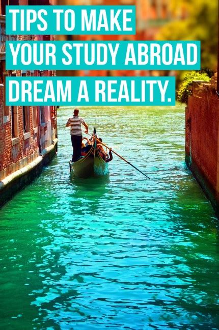 Tips To Make Your Study Abroad Dream A Reality Society19