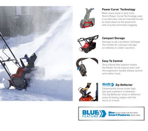 Toro Power Curve 18 In Electric Snow Blower 38381 The