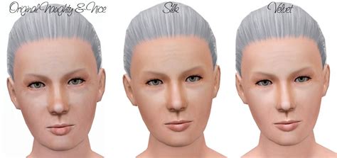 Mod The Sims Silk And Velvet Female Face Skins