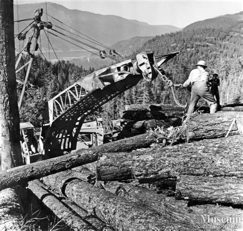 Baikie Bros Logging At Upper Campell Lake Campbell River Museum