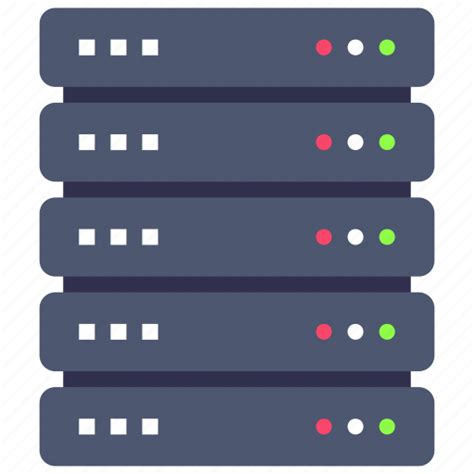 Database Rack Server Icon Download On Iconfinder
