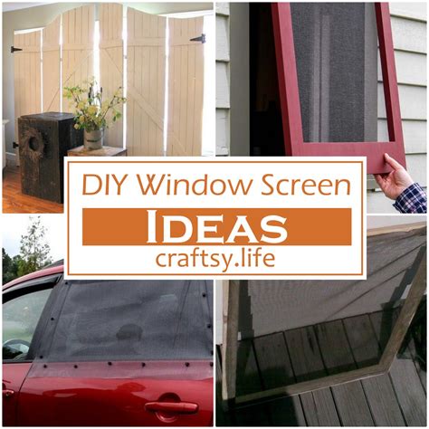 24 Diy Window Screen Ideas For Your Home Craftsy
