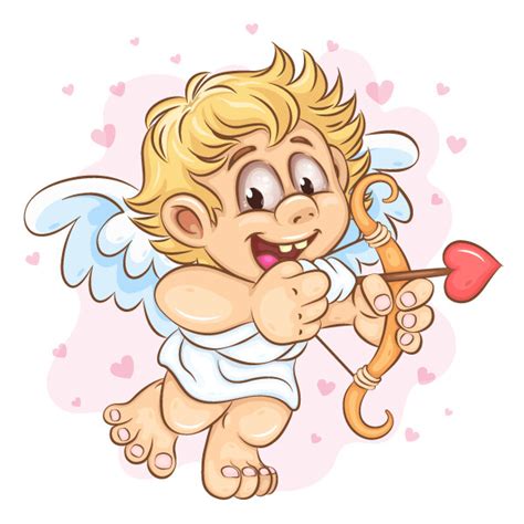 Andrey Keno Cartoon Cupid With Bow