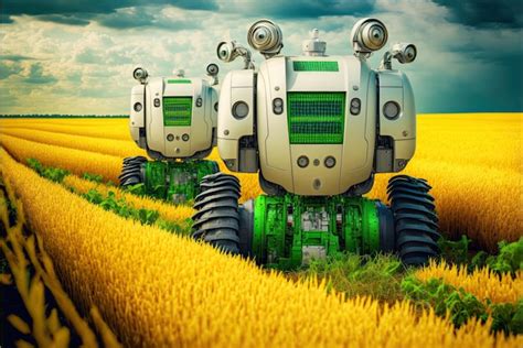 Premium Ai Image Future Technology In Agriculture And Food Production