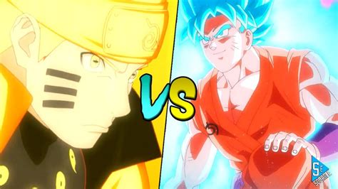 Uzumaki Naruto Vs Son Gokú Clásica Batalla Anime Youtube