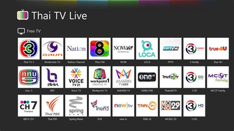 Thai TV Live for Windows 8 and 8.1