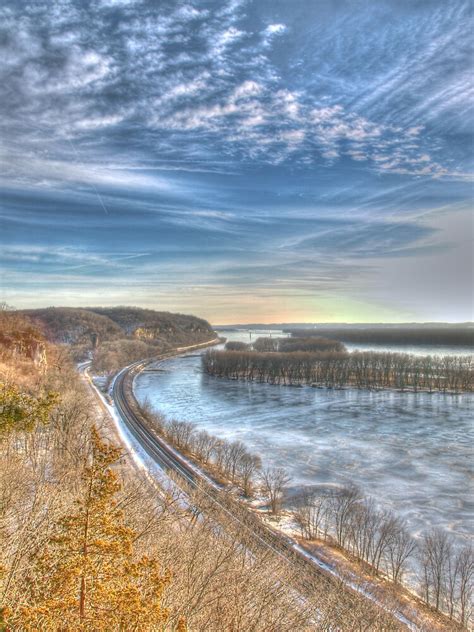 State Park Hdr Series Mississippi Palisades State Park Scenic