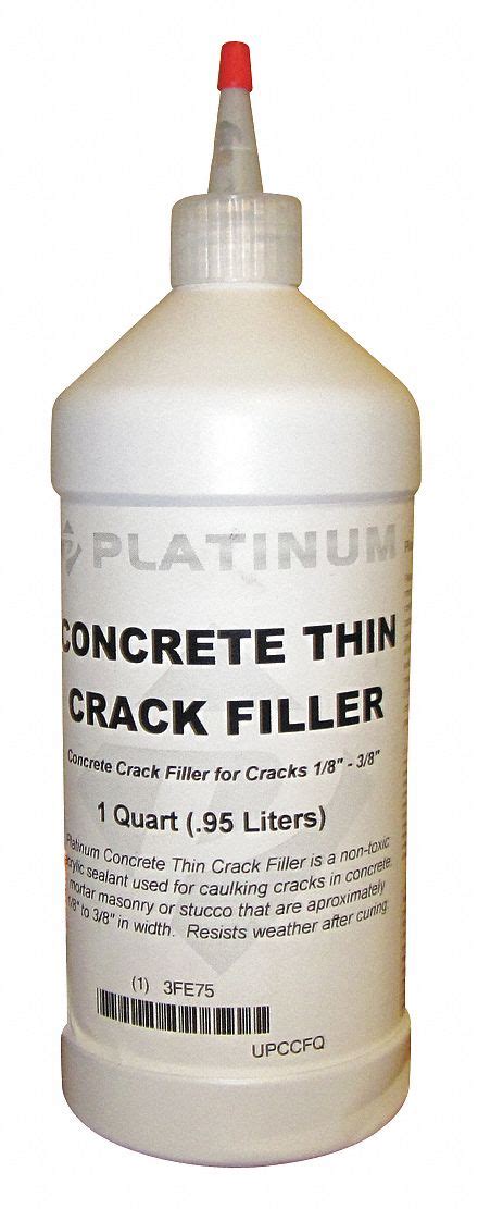 Gray Concrete Thin Crack Filler Coverage 25 Sq Ft Grainger